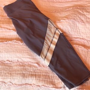 Fabletics Capri Leggings witH Mesh Accents